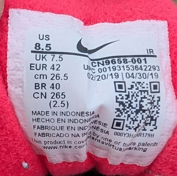 Nike Air Max Tailwind 4 Sunset 2019 size 8.5 Dynamic Vibrant - Picture 9 of 10